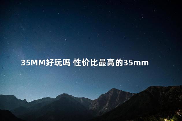 35MM好玩吗 性价比最高的35mm定焦